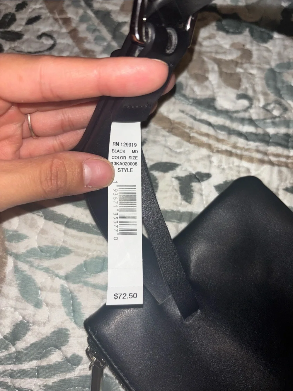 Calvin Klein Black Leather belt Bag